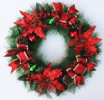 Couronne led décoration Noël 50 cm - Ref COURNOELLC0151 (Lot10）